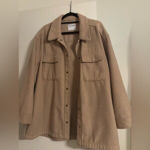Old Navy Women's Beige Shacket